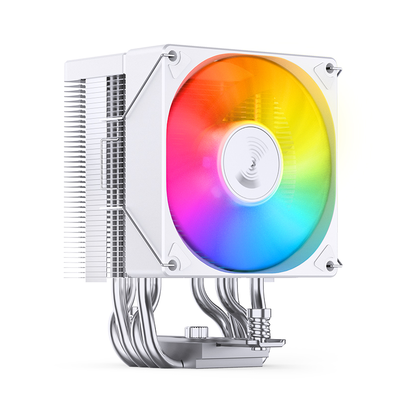 Кулер JONSBO CR-1400 EVO ARGB White LGA1700/1200/115X/AM5/AM4 (24шт/кор, TDP 180W, PWM, 92mm ARGB Fan, 4 тепловые трубки, 4-pin, белый) Retail