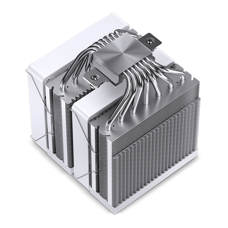 Кулер JONSBO CR-3000 ARGB White LGA20XX/1700/1200/115X/AM5/AM4 (12шт/кор, TDP 260W, PWM, 2 x 120mm Black Fan, 7 тепловых трубок, медная база, белый, 4-pin) Retail