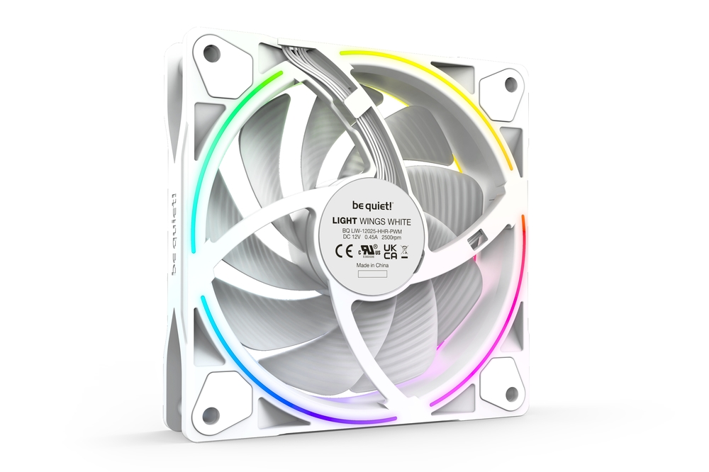 Комплект вентиляторов (3 шт.) be quiet! Light Wings White 120mm PWM high-speed Triple-Pack / BL101