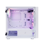 Корпус 1STPLAYER DK D3-B White / mATX / 1x120mm & 2x140mm LED fans inc. / D3-B-WH-2F1P-W-1F1-W