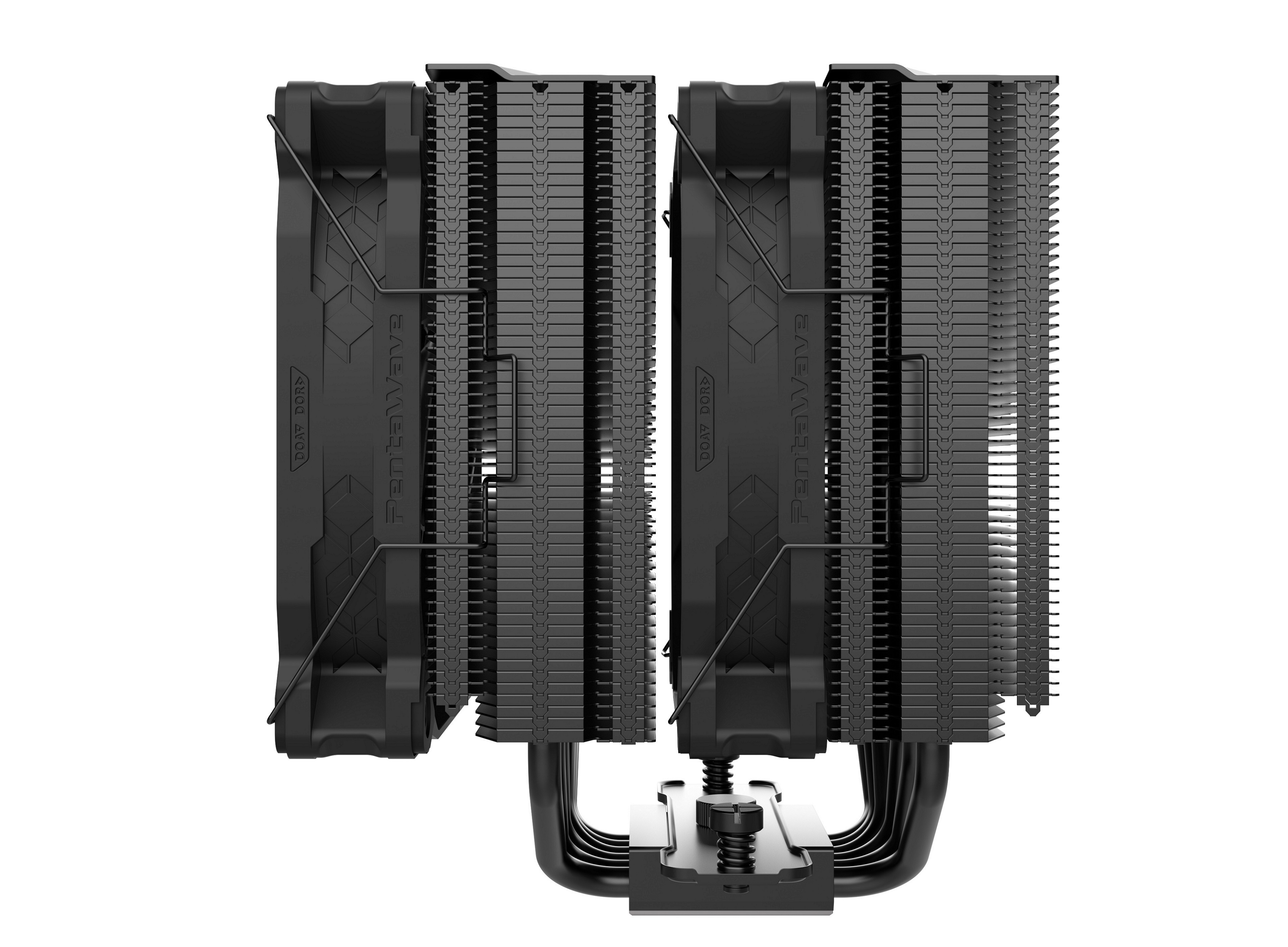 Кулер PentaWave Z06D Black  LGA115X/1200/1700/20XX /AM4/AM5 (8 шт/кор, TDP 270W, 2*120mm PWM Fan, 6 тепловых трубок 6мм, медное основание, 600-1950RPM, 12-32,6dBa)