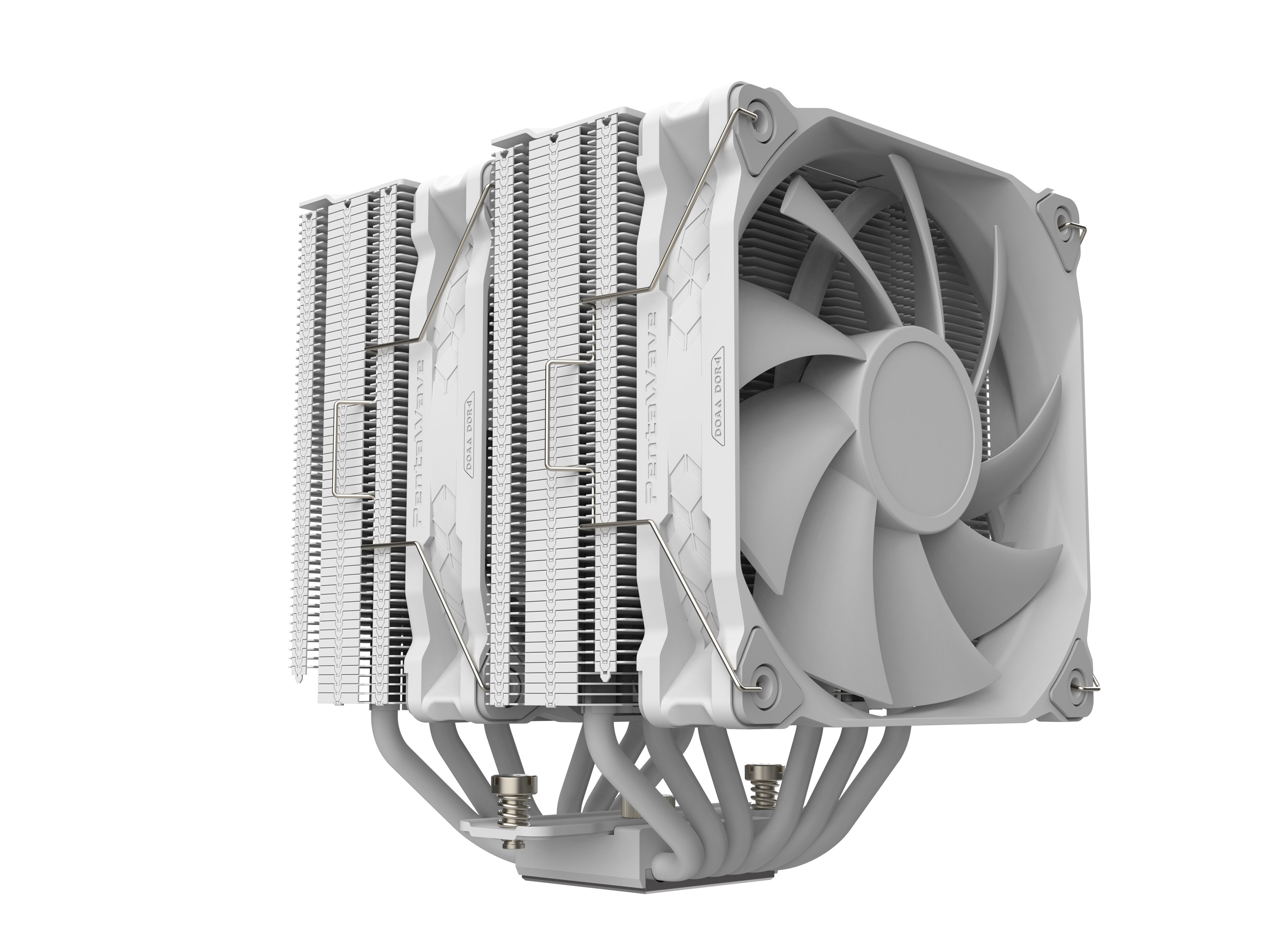 Кулер PentaWave Z06D White  LGA115X/1200/1700/20XX /AM4/AM5 (8 шт/кор, TDP 270W, 2*120mm PWM Fan, 6 тепловых трубок 6мм, медное основание, 600-1950RPM, 12-32,6dBa)