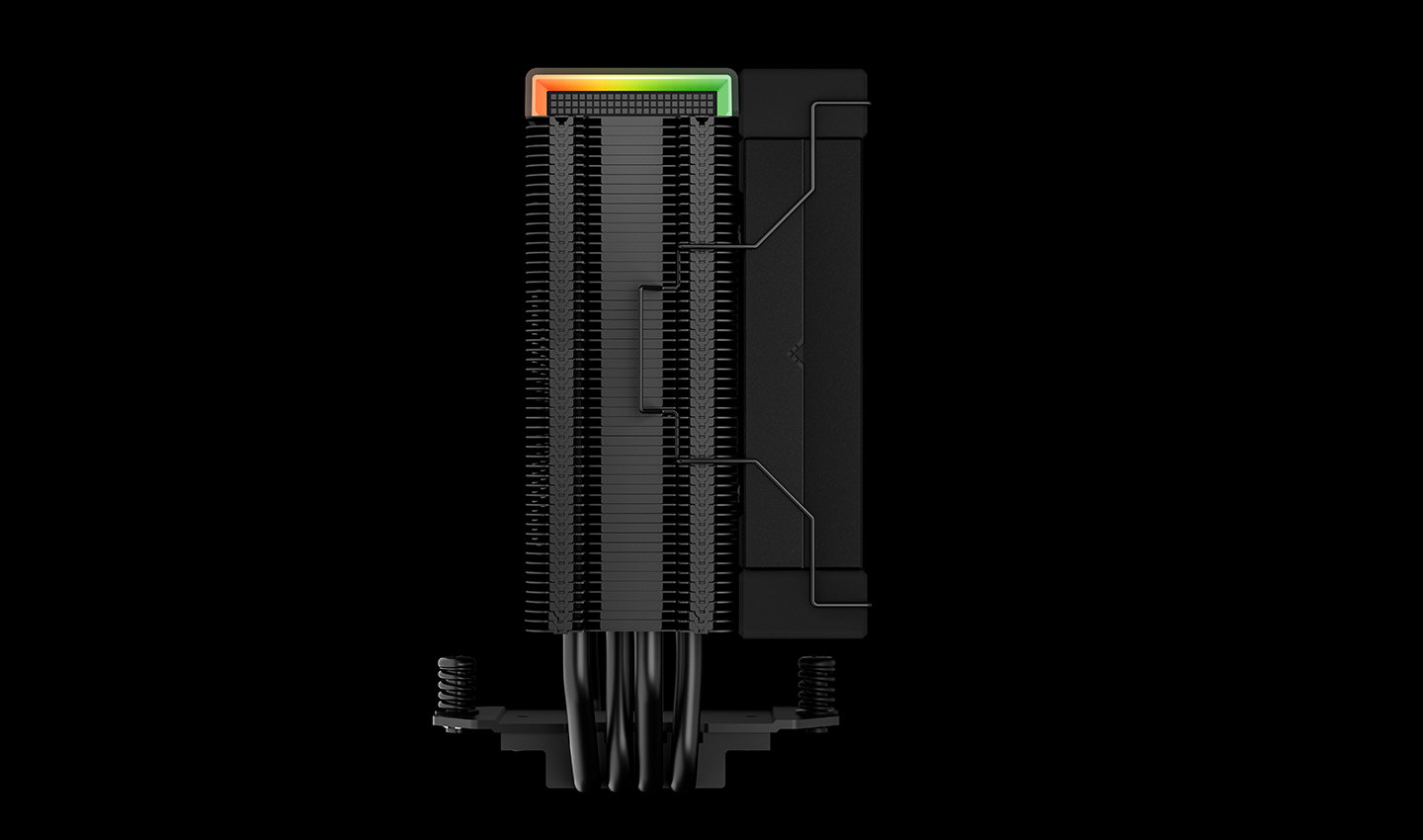 Кулер DEEPCOOL AK400 DIGITAL LGA1700/1200/115X/AM5/AM4 (9шт/кор, TDP 260W, PWM, Fan 120mm, 4 тепл. трубки, ARGB, черный) RET