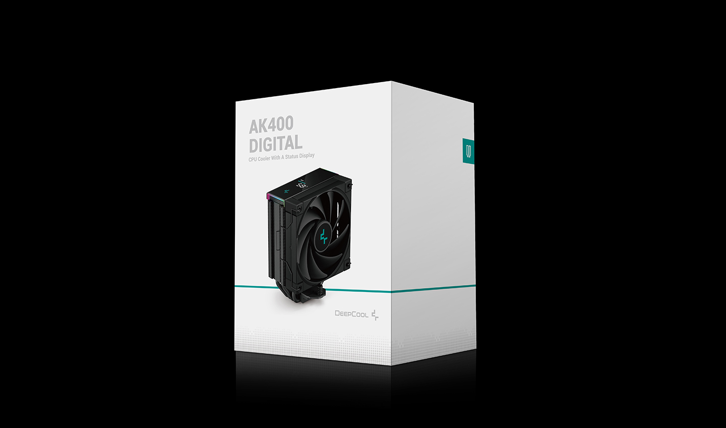 Кулер DEEPCOOL AK400 DIGITAL LGA1700/1200/115X/AM5/AM4 (9шт/кор, TDP 260W, PWM, Fan 120mm, 4 тепл. трубки, ARGB, черный) RET