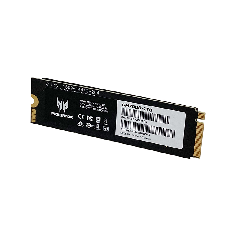 Накопитель SSD Acer Predator M.2 2280 NVMe 1.4 PCIe Gen4х4 GM7000 1TB 7400/6400 мб/с Dram Cache  BL.9BWWR.105