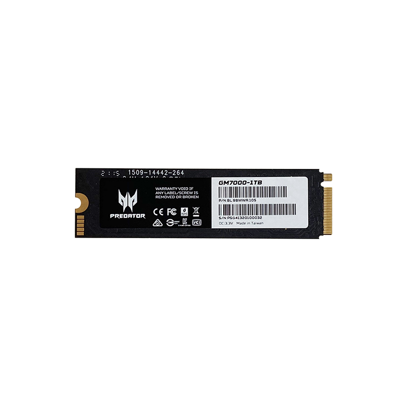 Накопитель SSD Acer Predator M.2 2280 NVMe 1.4 PCIe Gen4х4 GM7000 1TB 7400/6400 мб/с Dram Cache  BL.9BWWR.105