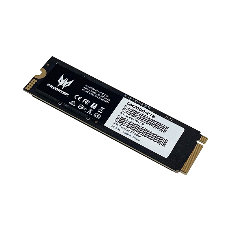 Накопитель SSD Acer Predator M.2 2280 NVMe 1.4 PCIe Gen4х4 GM7000 2TB 7400/6700 мб/с Dram Cache  BL.9BWWR.106