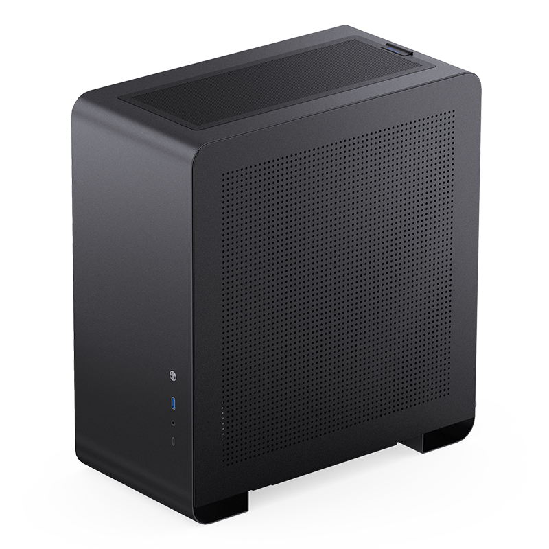 Корпус JONSBO U4 PRO Black без БП, боковая панель из закаленного стекла, mini-ITX, micro-ATX, ATX, черный