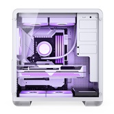 Корпус JONSBO U4 PRO White без БП, боковая панель из закаленного стекла, mini-ITX, micro-ATX, ATX, белый