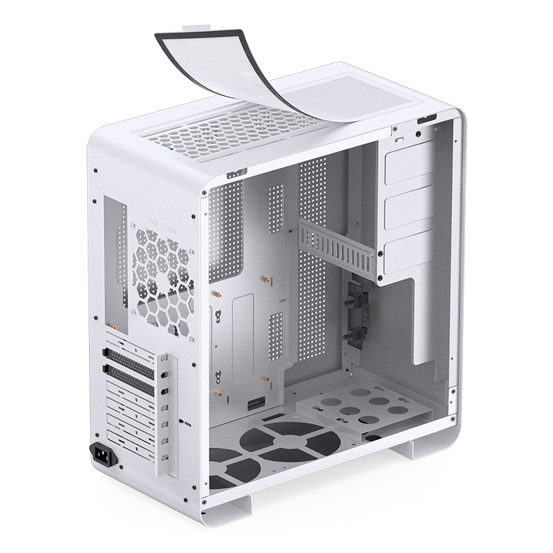 Корпус JONSBO U4 PRO MESH White без БП, mini-ITX, micro-ATX, ATX, белый