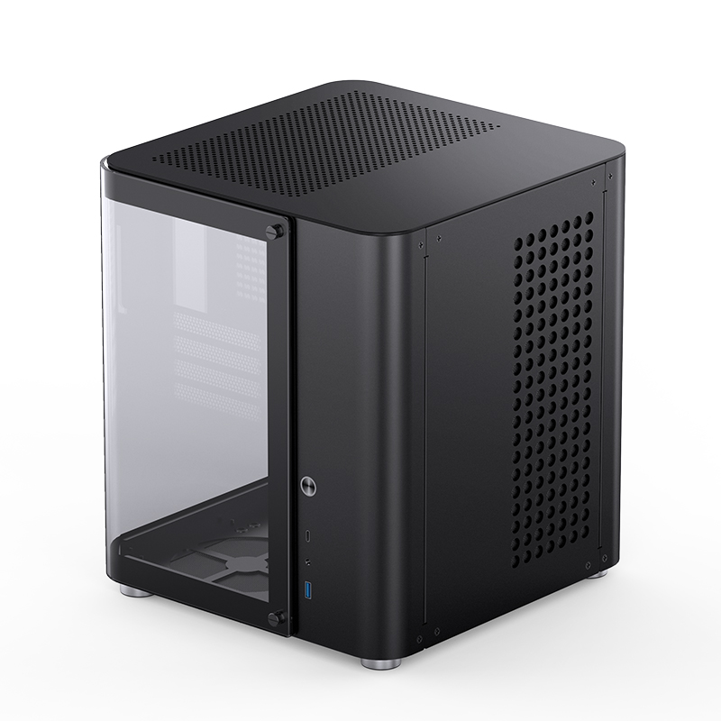 Корпус JONSBO TK-1 2.0 Black без БП, mini-ITX, micro-ATX, черный