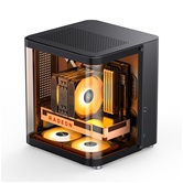 Корпус JONSBO TK-1 2.0 Black без БП, mini-ITX, micro-ATX, черный