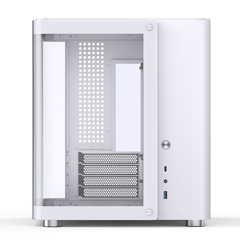 Корпус JONSBO TK-1 2.0 White без БП, mini-ITX, micro-ATX, белый