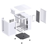 Корпус JONSBO TK-1 2.0 White без БП, mini-ITX, micro-ATX, белый