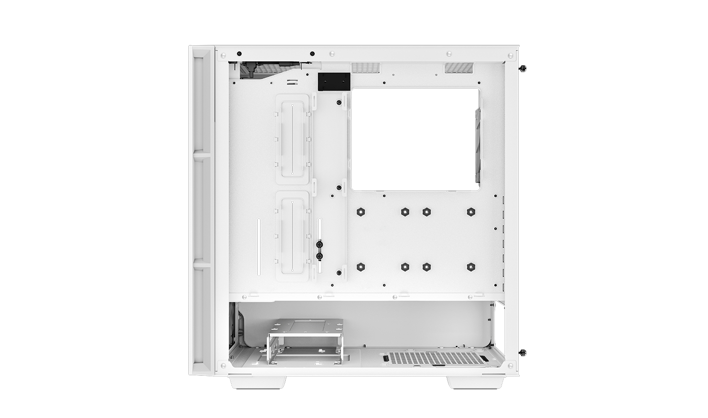 Корпус Deepcool CH560 WH без БП, боковое окно (закаленное стекло), 3x140мм ARGB вентилятор спереди и 1x120мм ARGB вентилятор сзади, белый, ATX
