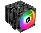 Кулер ID-COOLING SE-207-XT ARGB LGA20XX/1700/1200/115X/AM5/AM4 (8шт/кор, TDP 280W, PWM, черный, 7 тепл.трубок + медная база, 2 x FAN 120mm,  Addressable RGB LED) RET