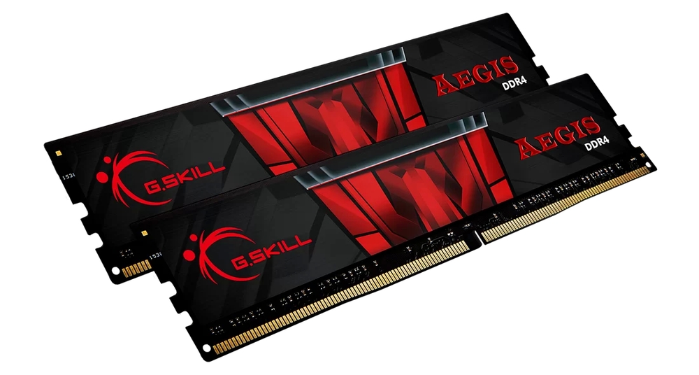 Модуль памяти DDR4 G.SKILL AEGIS 16GB (2x8GB) 3200MHz CL16 (16-18-18-38) 1.35V / F4-3200C16D-16GIS