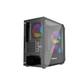 Корпус Powercase Mistral Micro A3B ARGB, Tempered Glass, 2x 140mm ARGB PWM+1x 120mm ARGB PWM, чёрный, mATX  (CMMAB-A3)