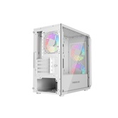 Корпус Powercase Mistral Micro A3W ARGB, Tempered Glass, 2x 140mm ARGB PWM+1x 120mm ARGB PWM, белый, mATX  (CMMAW-A3)