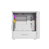 Корпус Powercase Mistral Micro D3W ARGB, Tempered Glass, 2x 140mm ARGB PWM+1x 120mm ARGB PWM, белый, mATX  (CMMDW-A3)