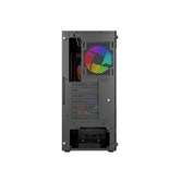 Корпус Powercase Mistral Edge SE, Tempered Glass, 2x 140mm ARGB PWM+1х 120mm ARGB PWM, чёрный, ATX  (CMSEB-A3)