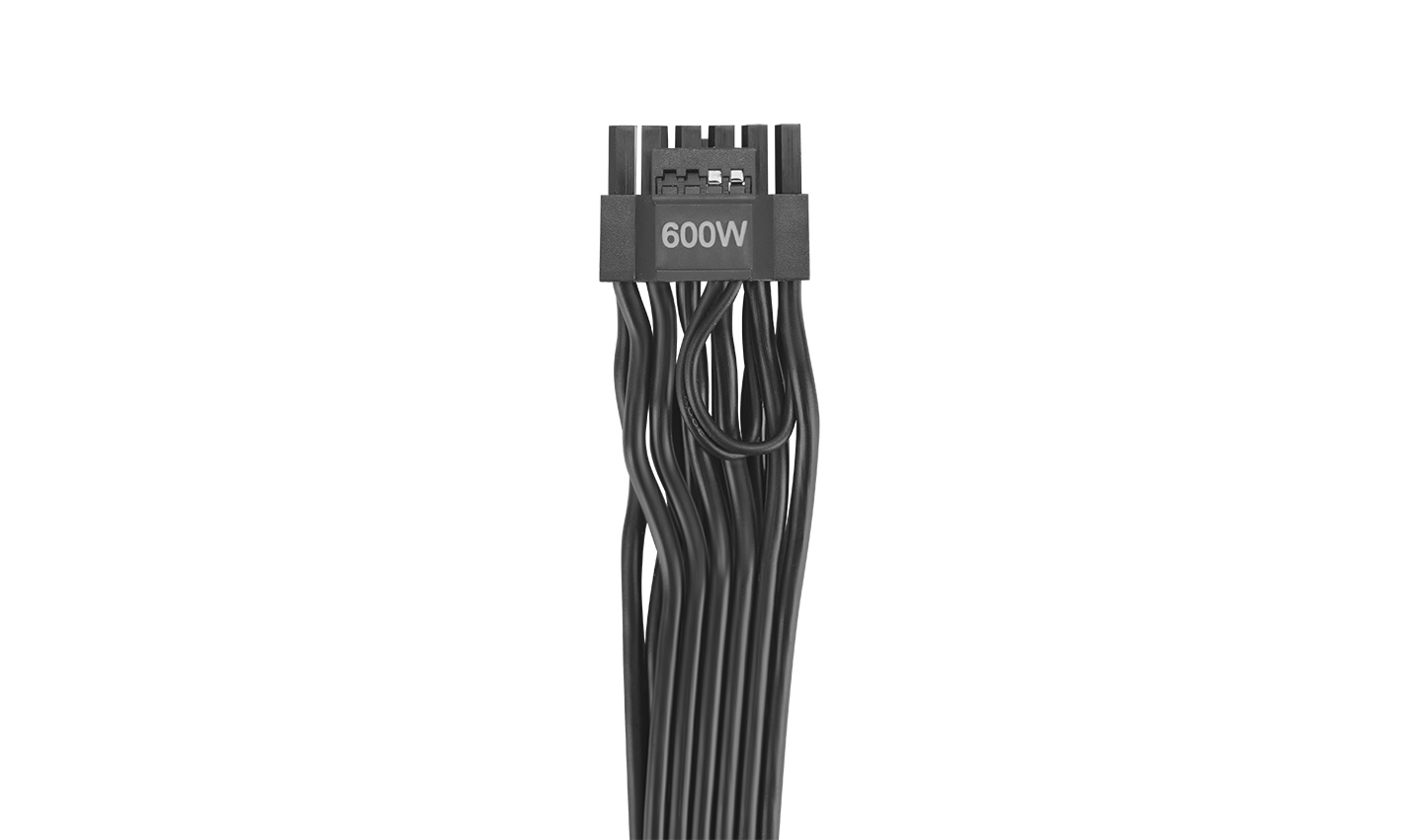 Кабель питания для GPU 40-й серии Deepcool 12VHPWR cable (PCI-Ex2 to 12VHPWR x1, 650mm) OEM