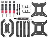 Комплект водяного охлаждения ID-COOLING SL240 BLACK LGA20XX/1700/1200/115X/AM5/AM4 (4шт/кор,TDP 260W, PWM, LCD Display, DUAL FAN 120mm) RET