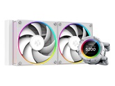 Комплект водяного охлаждения ID-COOLING SL240 WHITE LGA20XX/1700/1200/115X/AM5/AM4 (4шт/кор,TDP 260W, PWM, LCD Display, DUAL FAN 120mm, белый) RET