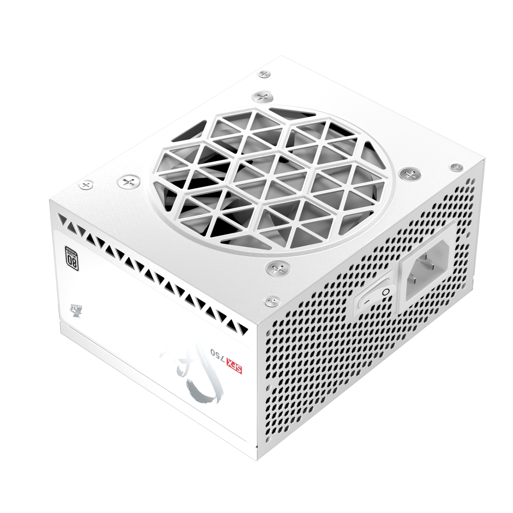 Блок питания 1STPLAYER SFX 750W PLATINUM White / SFX, APFC, 80 PLUS Platinum, LLC+DC-DC, full Japan solid-state caps, 80mm fan, full modular / PS-750SFX-WH
