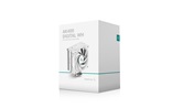 Кулер DEEPCOOL AK400 DIGITAL WH LGA1700/1200/115X/AM5/AM4 (9шт/кор, TDP 220W, PWM, Fan 120mm, 4 тепл. трубки, ARGB, белый) RET