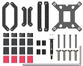 Кулер ID-COOLING IS-67-XT BLACK LGA1700/1200/115X/AM5/AM4 низкопрофильный высота 67mm (18шт/кор, TDP 150W, PWM, 6 тепл.трубок + медная база, FAN 120mm) BOX