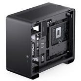 Корпус JONSBO U4 Mini Black без БП, боковая панель из закаленного стекла, mini-ITX, micro-ATX, черный