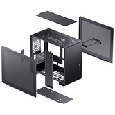 Корпус JONSBO U4 Mini Black MESH без БП, mini-ITX, micro-ATX, черный