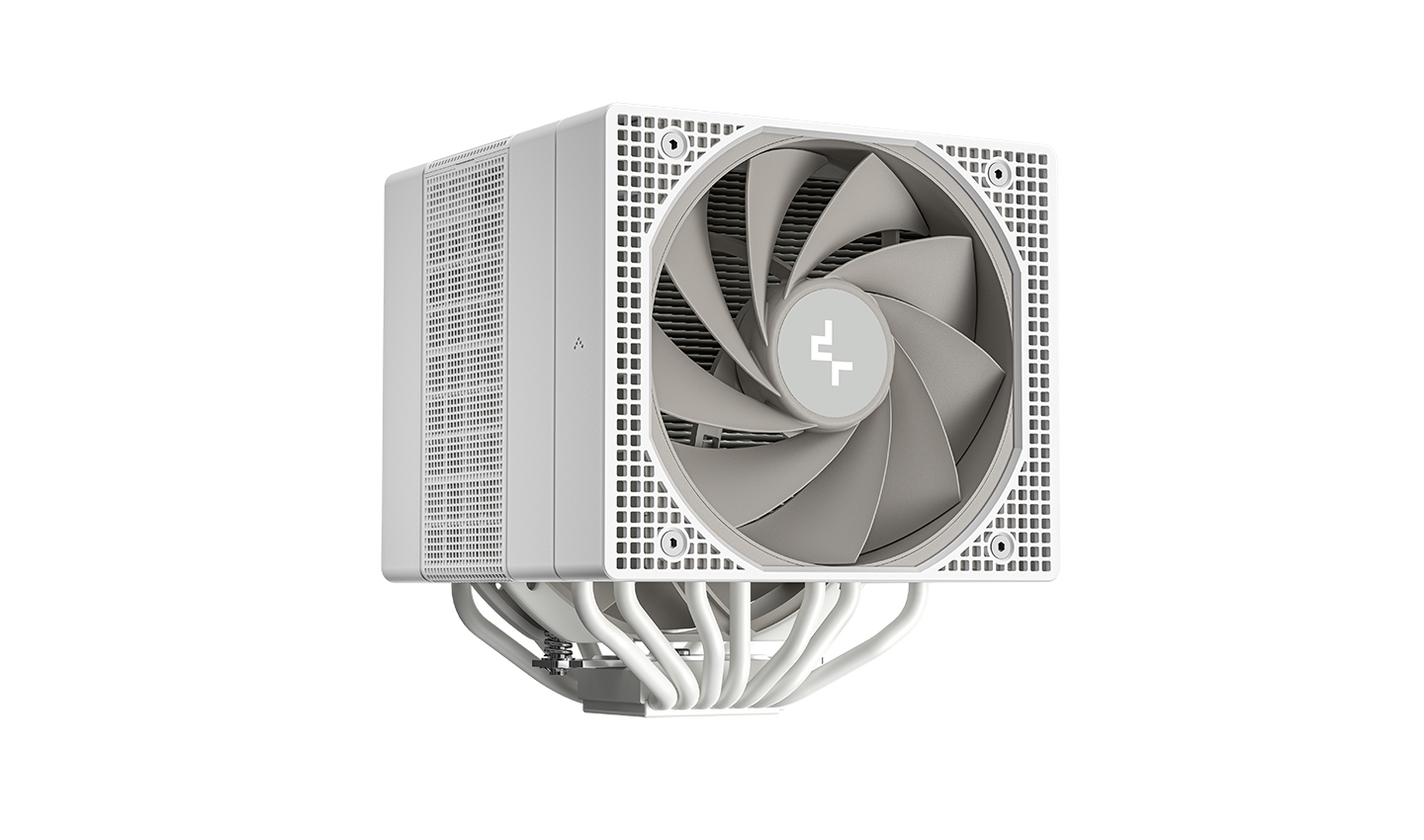 Кулер DEEPCOOL ASSASSIN IV WH LGA20XX/1700/1200/115X/AM5/AM4 (6шт/кор,TDP 280W, PWM, DUAL FAN 140mm + 120mm, DUAL Heatsink, 7 Heatpipe, Copper Base, белый) RET