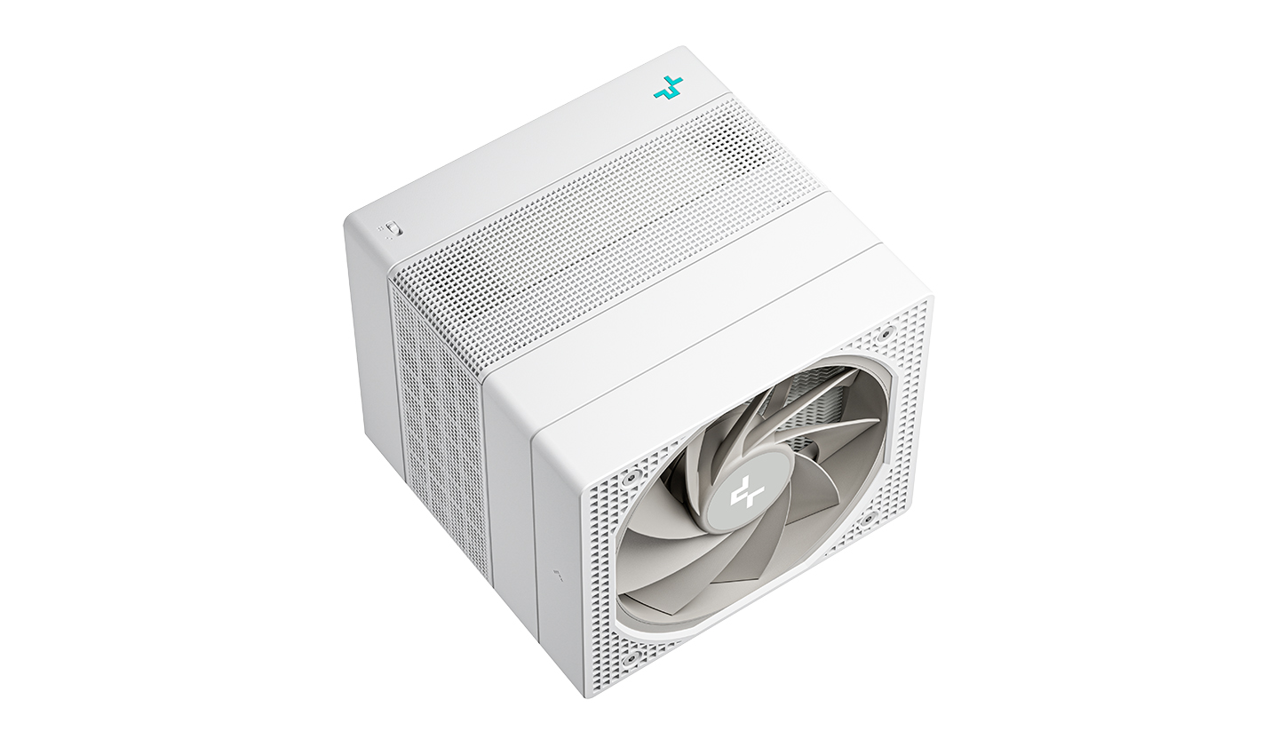 Кулер DEEPCOOL ASSASSIN IV WH LGA20XX/1700/1200/115X/AM5/AM4 (6шт/кор,TDP 280W, PWM, DUAL FAN 140mm + 120mm, DUAL Heatsink, 7 Heatpipe, Copper Base, белый) RET