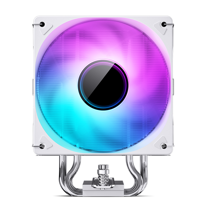 Кулер JONSBO CR-1000 V2 PRO Color White LGA1700/1200/115X/AM5/AM4 (24шт/кор, TDP 230W, PWM, 120mm Dynamic Multi-Color LED Fan, 6 тепловых трубок, белый, 4-pin) Retail