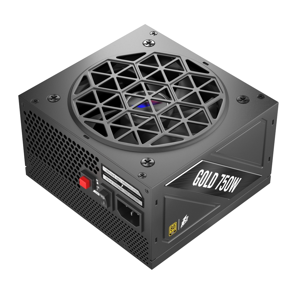 Блок питания 1STPLAYER NGDP Gold 750W / ATX 3.0, APFC, 80 PLUS Gold, LLC+DC-DC, 120mm fan, full modular / HA-750BA4