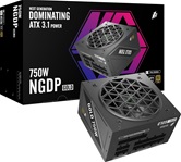 Блок питания 1STPLAYER NGDP Gold 750W / ATX 3.0, APFC, 80 PLUS Gold, LLC+DC-DC, 120mm fan, full modular / HA-750BA4