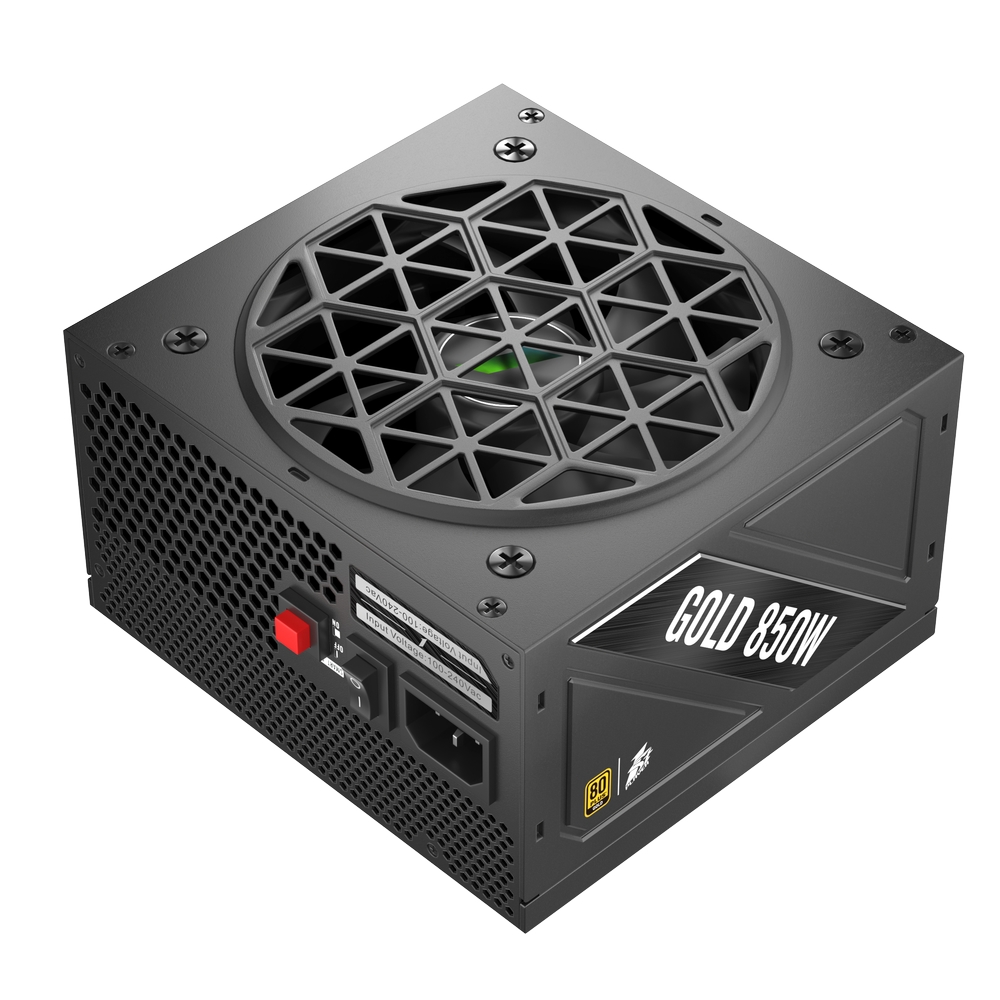 Блок питания 1STPLAYER NGDP Gold 850W / ATX 3.0, APFC, 80 PLUS Gold, LLC+DC-DC, 120mm fan, full modular / HA-850BA4