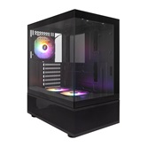 Корпус 1STPLAYER MIKU Mi7-A Black / ATX / 3x120mm LED fans / Mi7-A-BK-2F1R-1F1