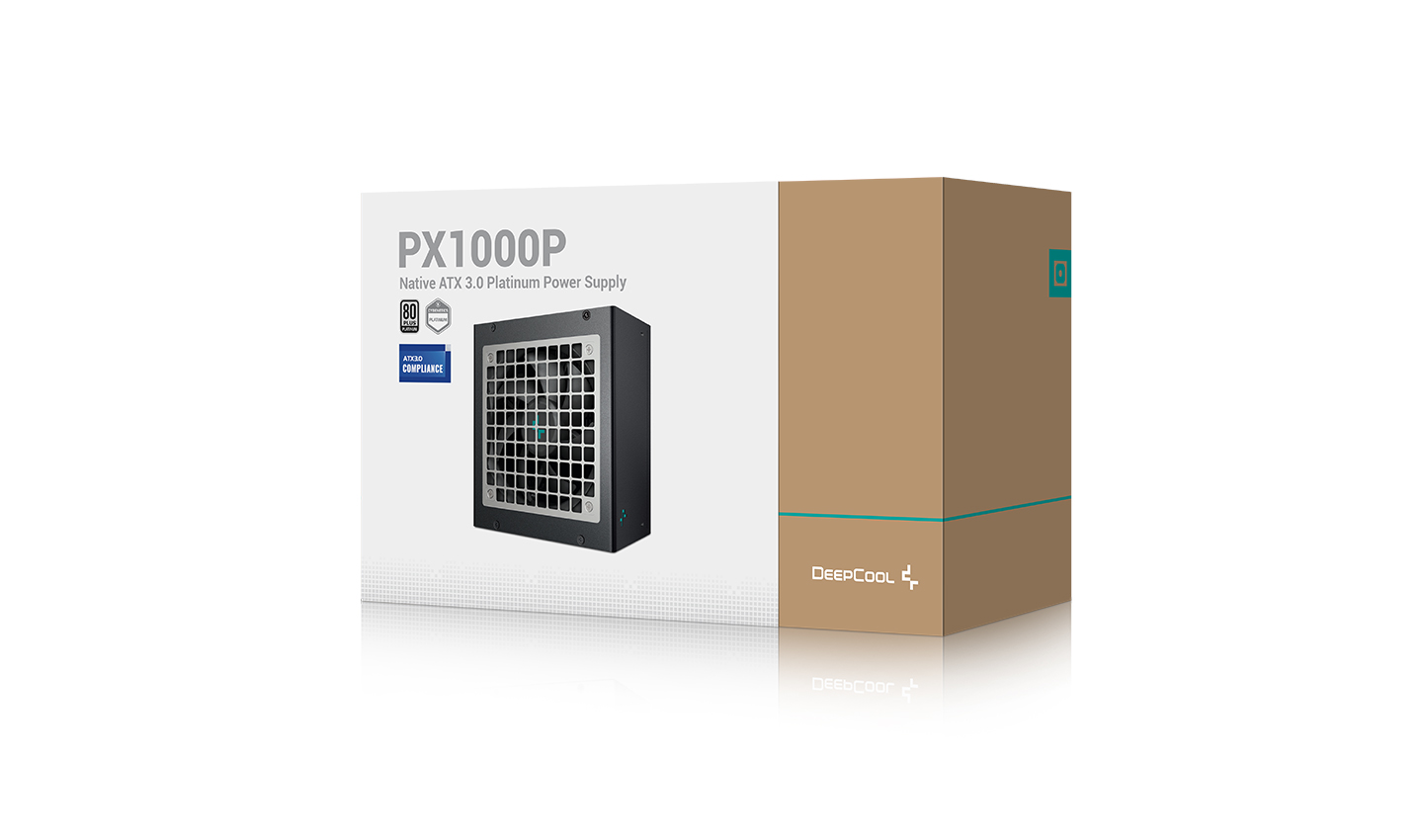 Блок питания Deepcool PX1000P (ATX 3.0, 1000W, Full Cable Management, PWM 120mm fan, Active PFC, 80+ PLATINUM, Gen5 PCIe) RET