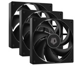 Вентилятор ID-COOLING AF-125-K TRIO (3 in 1) 120x120x25мм (20шт./кор, PWM, резиновые углы, черный, 500-2000об/мин)  BOX