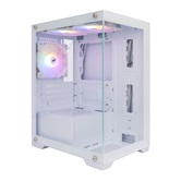 Корпус 1STPLAYER MIKU Mi2 White / mATX / 3x120mm LED fans / Mi2-WH-3F1-W