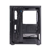 Корпус 1STPLAYER MIKU Mi2-A Black / mATX / 3x120mm LED fans / Mi2-A-BK-2F1R-1F1