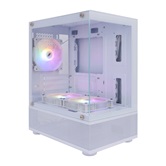 Корпус 1STPLAYER MIKU Mi2-A White / mATX / 3x120mm LED fans / Mi2-A-WH-2F1R-W-1F1-W