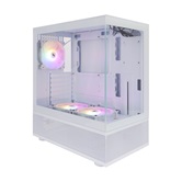 Корпус 1STPLAYER MIKU Mi7-A White / ATX / 3x120mm LED fans / Mi7-A-WH-2F1R-W-1F1-W