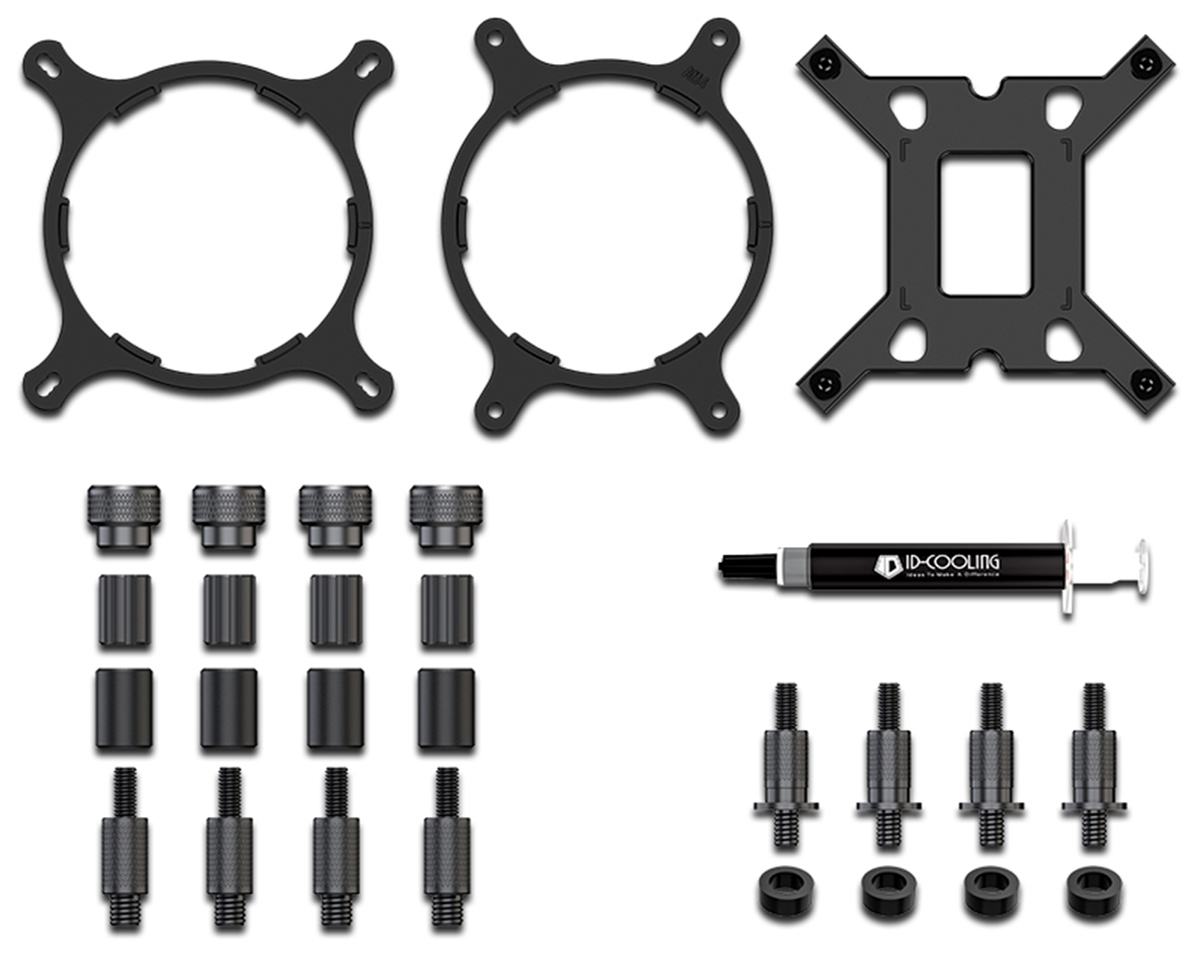 Комплект водяного охлаждения ID-COOLING FX120 ARGB LGA20XX/1700/1200/115X/AM4/AM5 (10шт/кор,TDP 150W, ARGB FAN and PUMP, PWM, FAN 120mm) RET