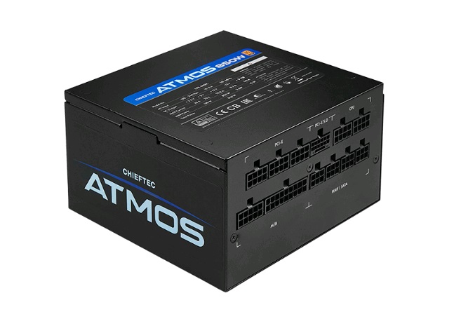 Блок питания Chieftec Atmos CPX-750FC (ATX 3.0, 750W, 80 PLUS GOLD, Active PFC, 135mm fan, Full Cable Management, Gen5 PCIe) Retail