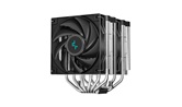 Кулер DEEPCOOL AG620 DIGITAL LGA1700/1200/115X/AM5/AM4 (8шт/кор, TDP 260W, PWM, DUAL Fan 120mm, 6 тепл. трубок, черный) RET