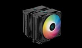 Кулер DEEPCOOL AG620 DIGITAL BK ARGB LGA1700/1200/115X/AM5/AM4 (8шт/кор, TDP 260W, PWM, DUAL Fan 120mm, 6 тепл. трубок, черный) RET